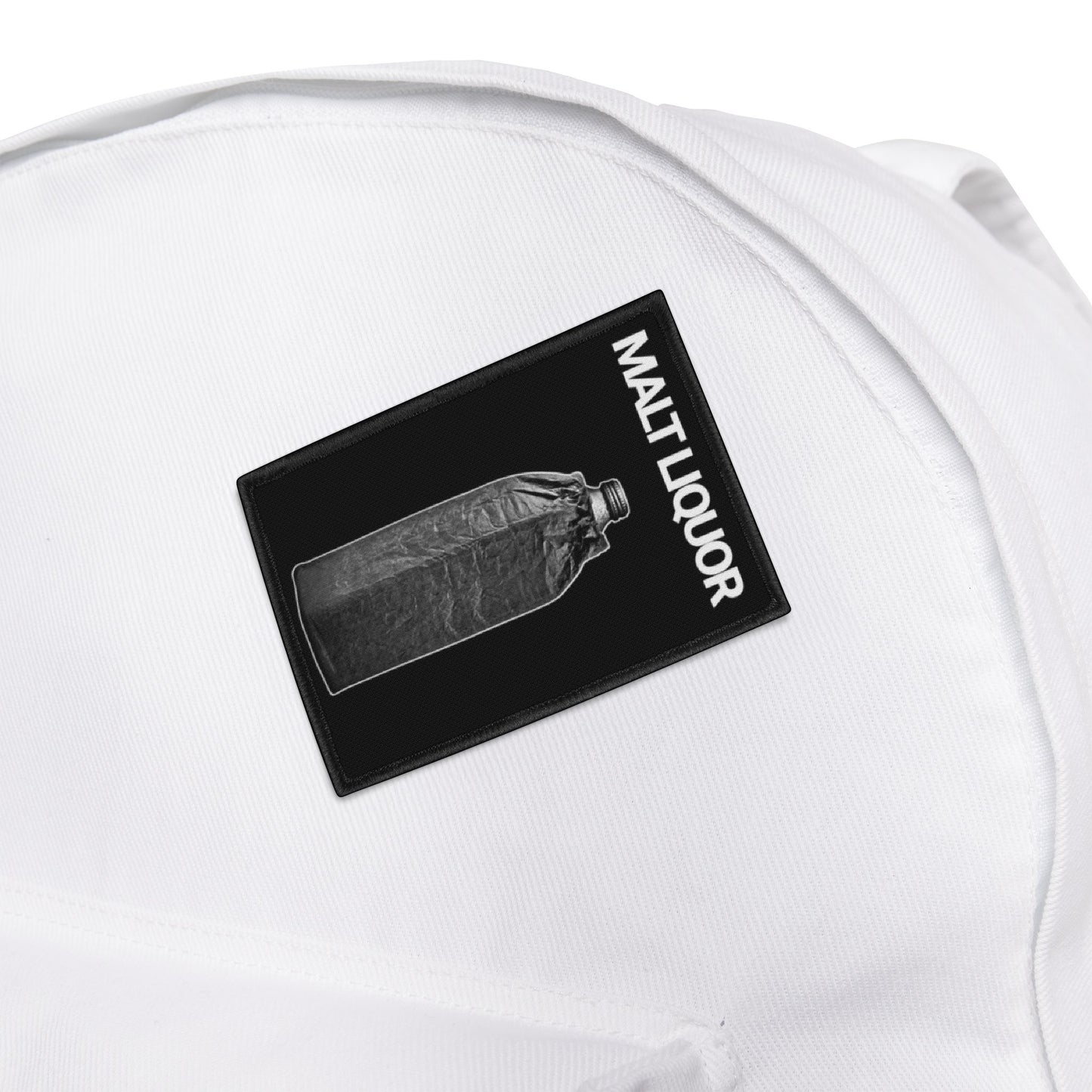 Malt liquor embroidered patch