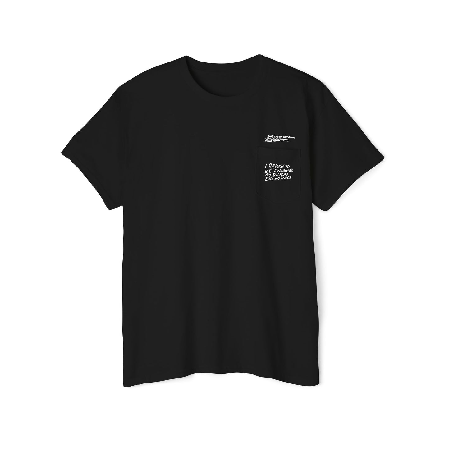 Soup church suit demon - pocket t