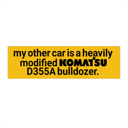 Komatsu Bumper Stickers