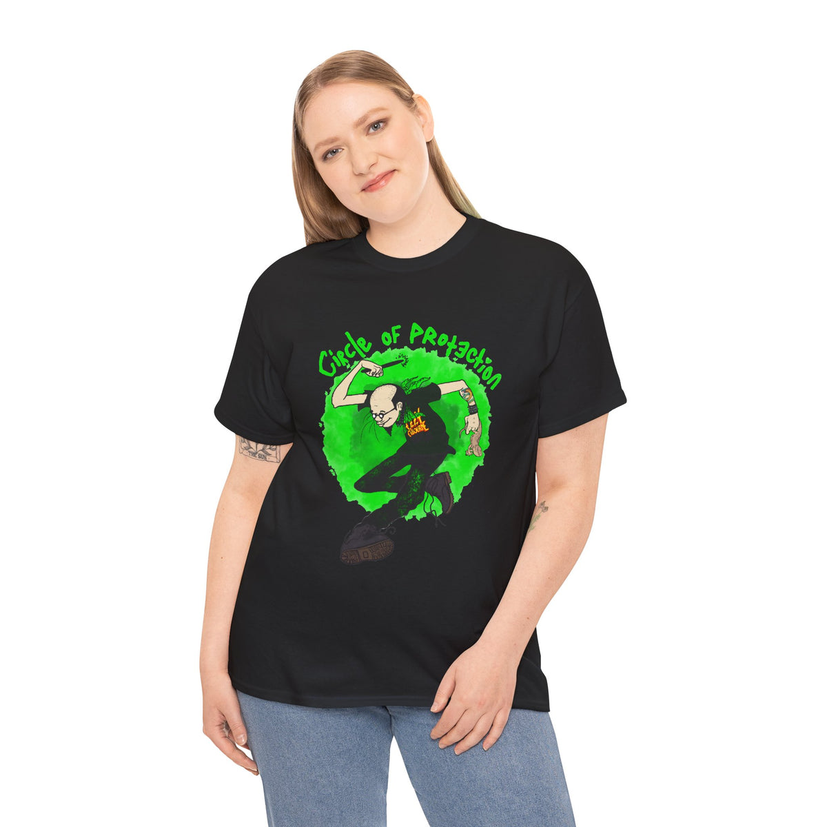 Circle of protection heavy cotton tee