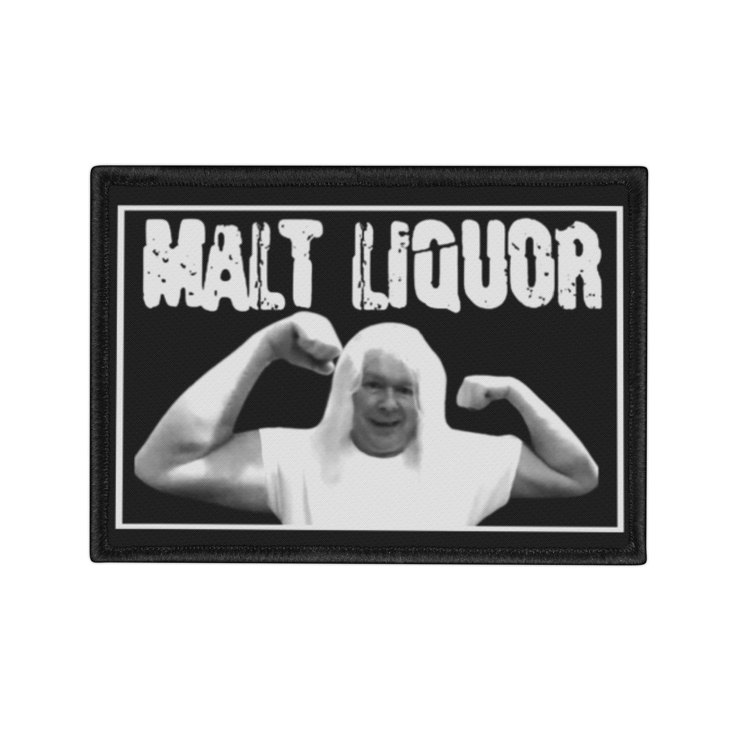 Malt liquor arm embroidered patch