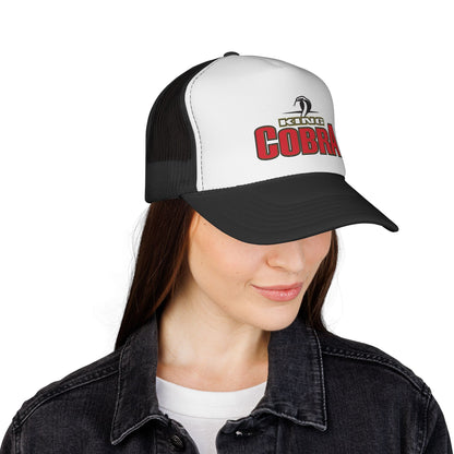 Cobra Trucker Hat — Vintage Racing Logo Mesh Cap