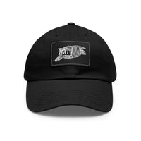 Cursed Dad Hat with Leather Patch (Rectangle)