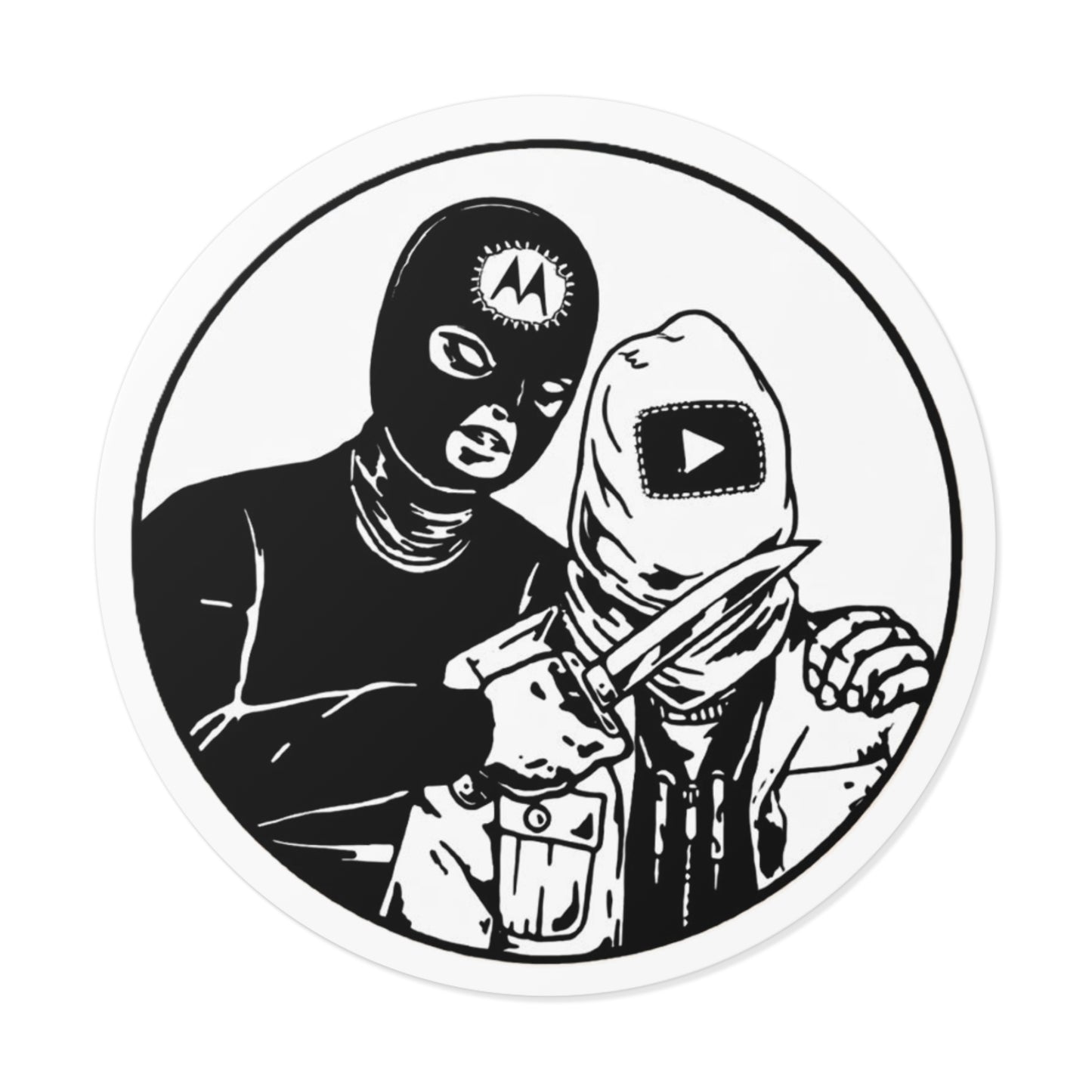Moto vinyl sticker