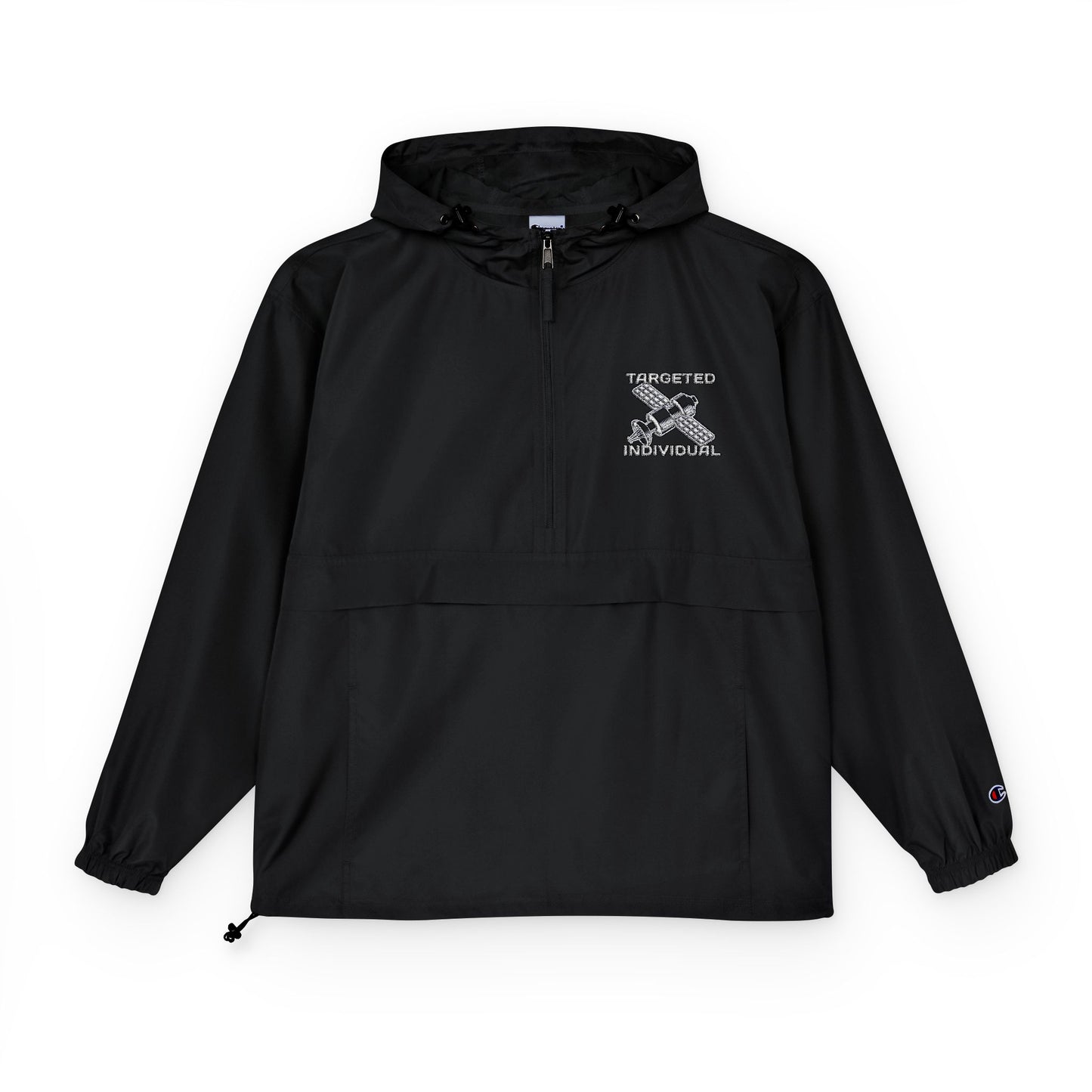 Targeted Individual Packable champion windbreaker