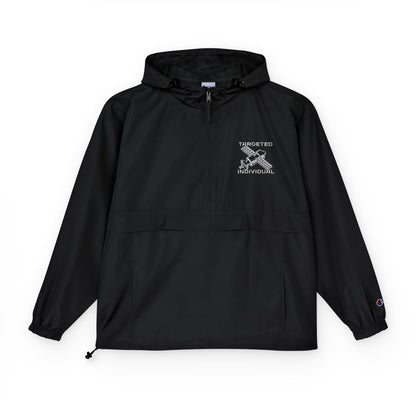 Targeted Individual Packable champion windbreaker